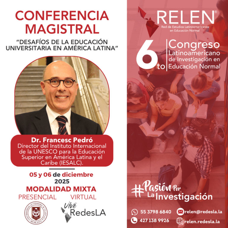 1. CONFERENCIA DR. FRANCESC PEDRÓ CONGRESO RELEN 2025 relen.redesla.la
